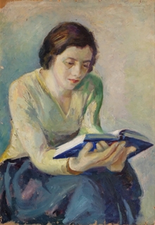 Giola Gandini, Donna che legge (1938)